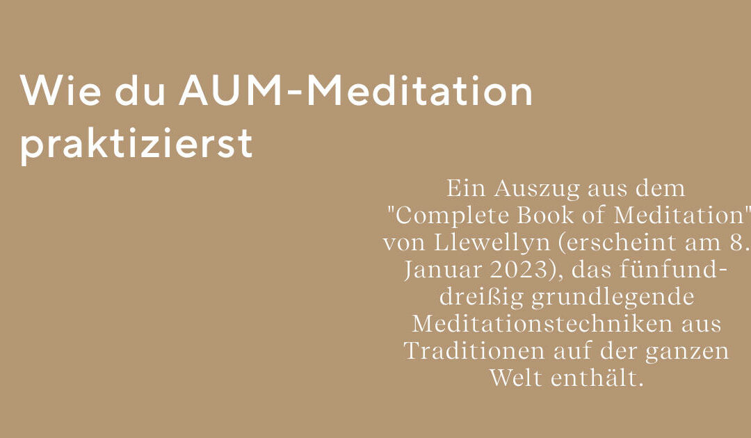 Wie du die Aum-Meditation praktizierst