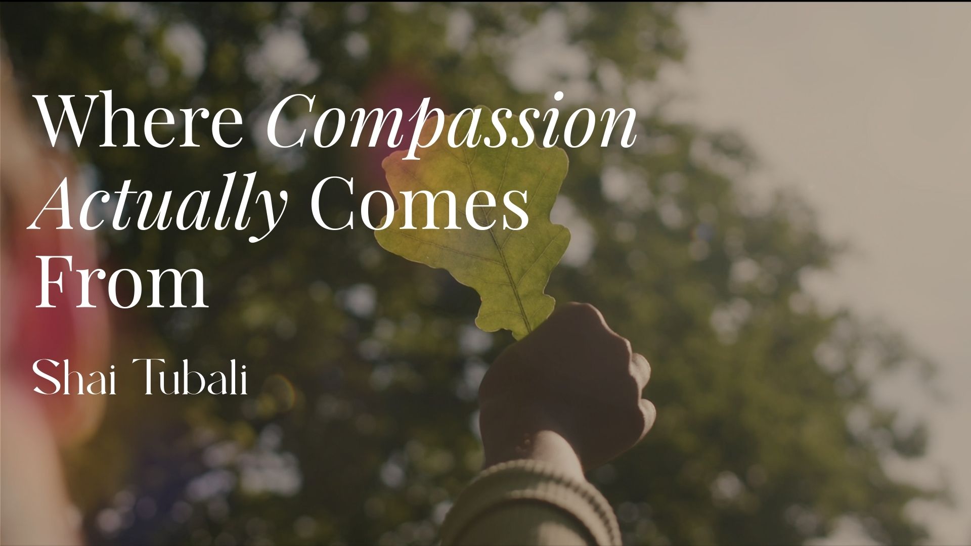 where compassion comes from
